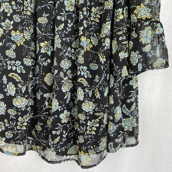 TORRID Off-shoulder Pattern Sheer Top - Picture 2 of 7